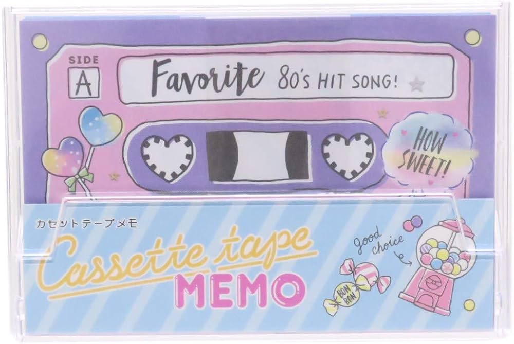 Amazon.co.jp: 80's HOLIC[メモ帳]カセットテープ型メモ/SWEETS