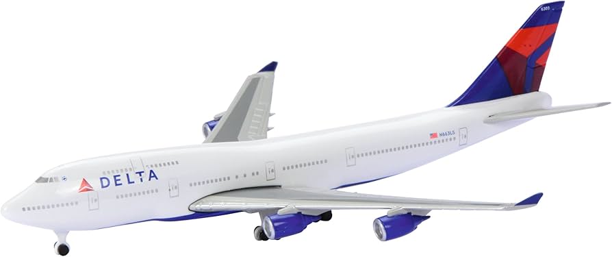 Amazon | シュコー Schuco Aviation B747-400 デルタ航空 1/600