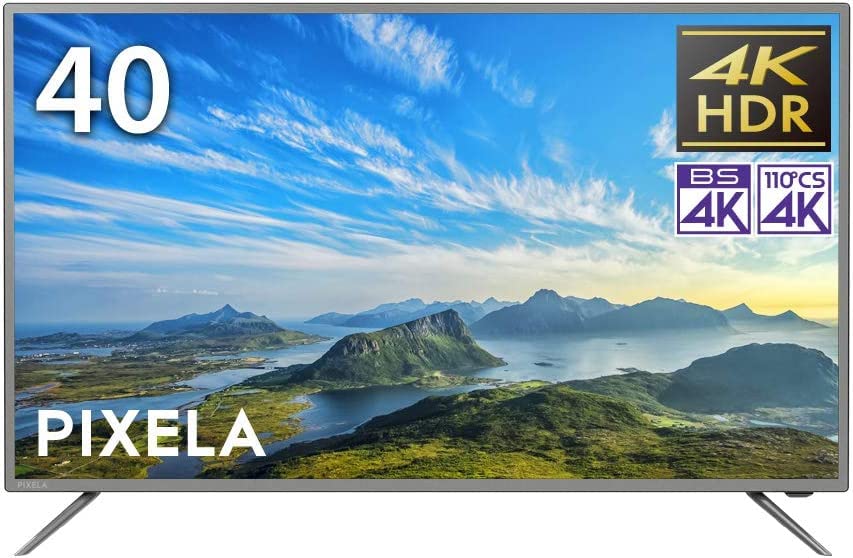 Amazon | ピクセラ Android TV OS搭載 40V型 4Kチューナー内蔵液晶