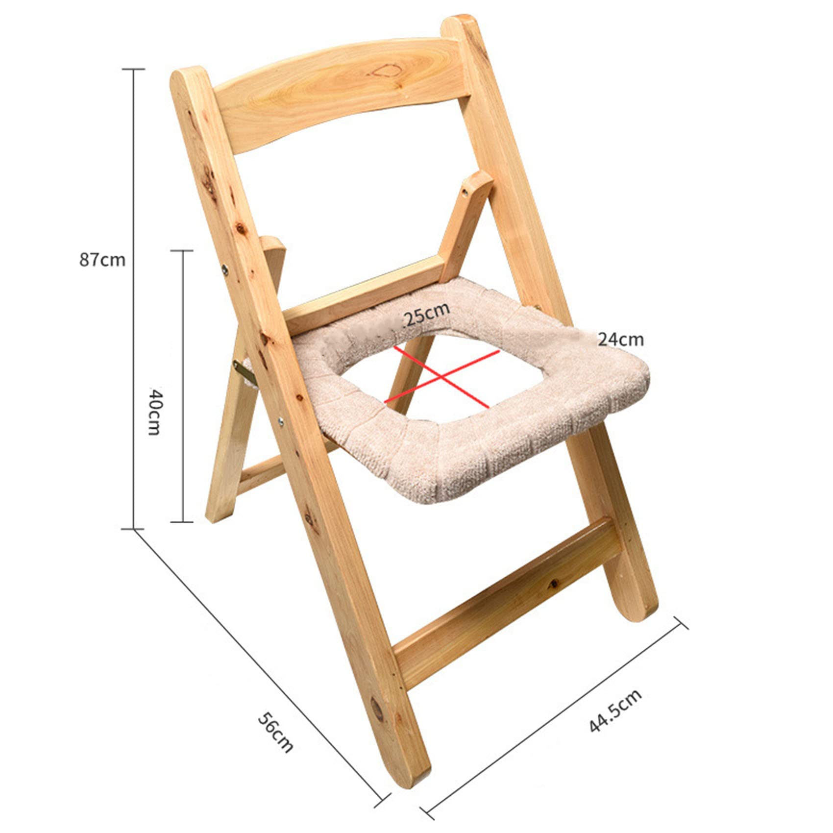 Amazon.co.jp: よもぎ蒸しセット ポータブルトイレ無垢材 背もたれ付き