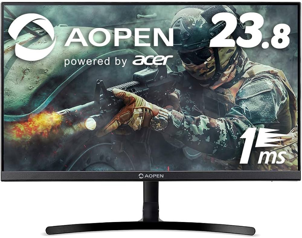 Amazon.co.jp: AOPEN ゲーミングモニター 24ML2Ybmix 23.8インチ 75Hz