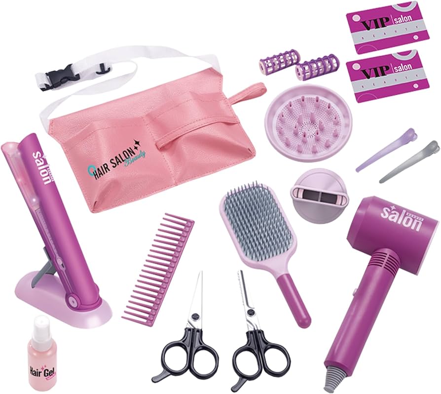 Amazon.co.jp: OTONOPI 美容師セット メイクセット 化粧品 おままごと