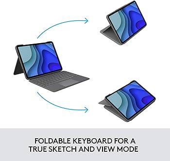 Amazon.com: Logitech Folio Touch iPad Keyboard Case with Trackpad