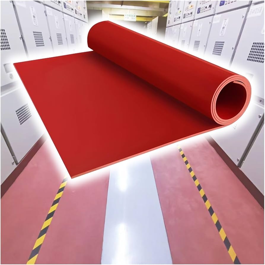 Amazon.co.jp: 絶縁シート 配電室用 絶縁ゴムマット, 高耐久性電気絶縁