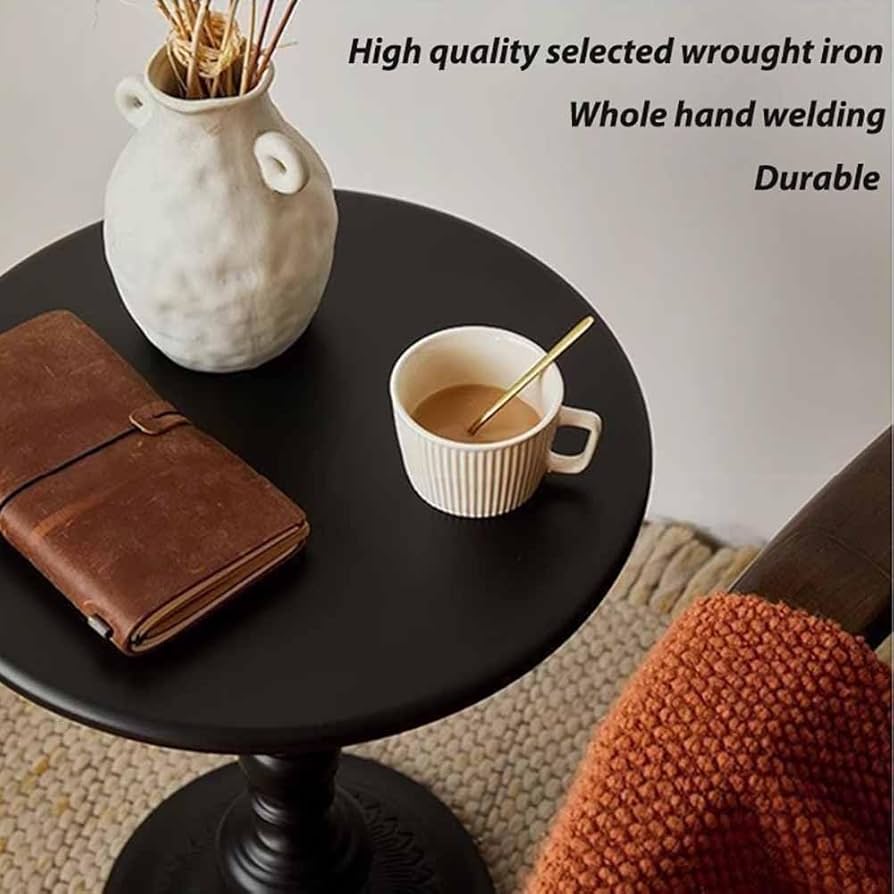 Amazon｜ZYBOWAYL サイドテーブルミッドセンチュリー ソファ横エンド