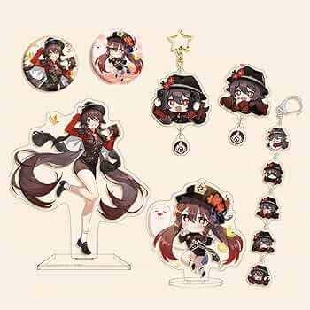 Amazon.co.jp: 原神 中国コラボ 胡桃 フータオ アクリルスタンド 原神