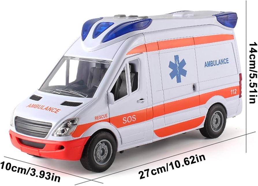 Amazon.co.jp: 救急車おもちゃ 車 おもちゃ 玩具 音が鳴る 救急車 玩具