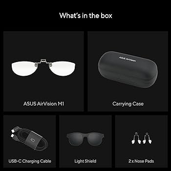 Amazon.com: ASUS AirVision M1 Smart AR Glasses - 100
