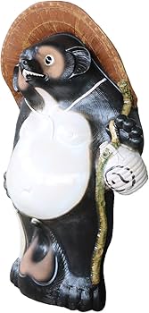 Amazon.co.jp: 信楽焼 特大サイズ 5尺【50号 福ひねり狸 ta-0287】 し