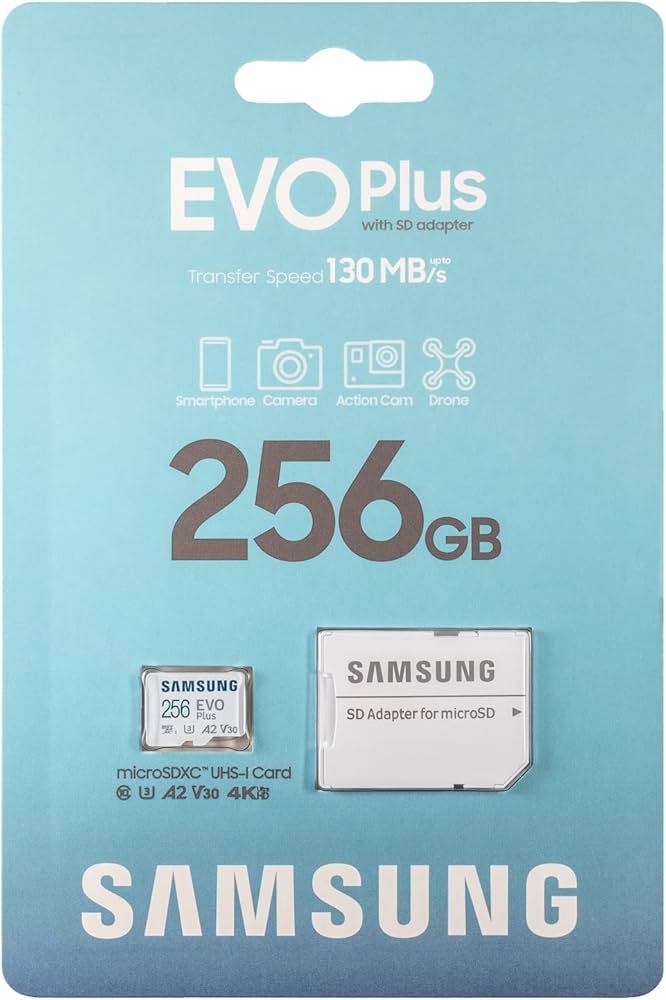 Amazon | Samsung 256GB MicroSDXC EVO Plus (Evo+) Class 10 メモリー