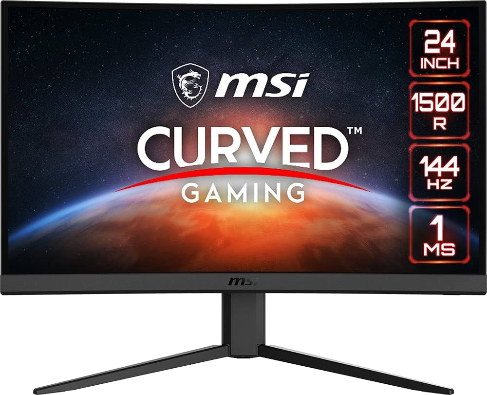 MSI Optix G24C4 Curved Gaming Monitor | 23.6 Inch (60 Cm) 1920 X