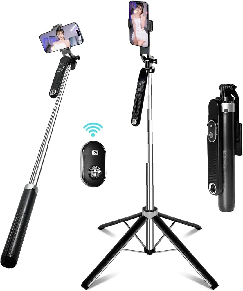 Amazon.co.jp: スマホ 三脚 自撮り棒 長い 180cm以上 スマホスタンド