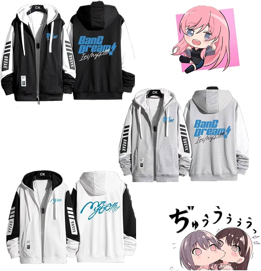 Amazon.co.jp: マイゴ パーカー 長袖 迷子 バンドリ 劇場版 後編