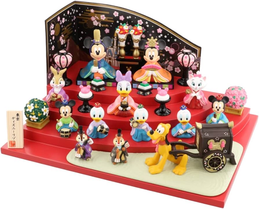 ディズニー リゾート ひな人形 5人飾り 雛人形 ミッキー ミニー 楽天