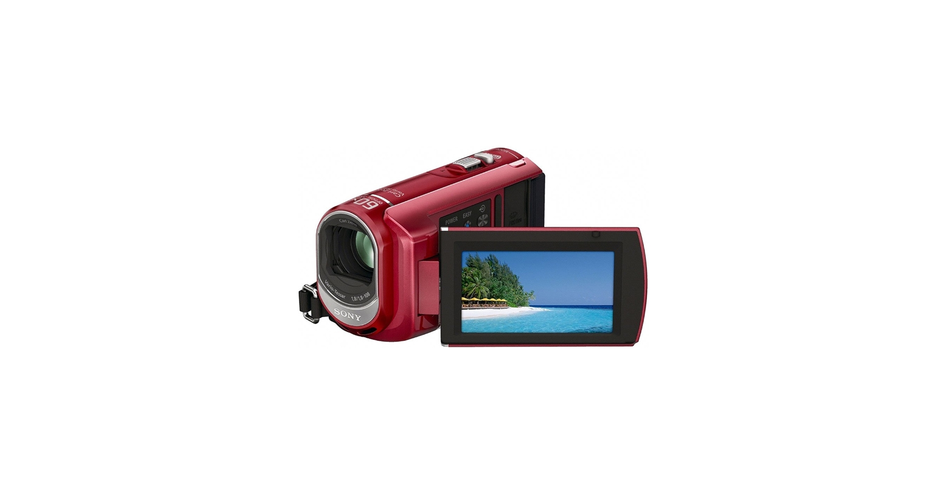 Amazon.com : Sony DCR-SX41 Flash Camcorder w/60x Optical Zoom (Red