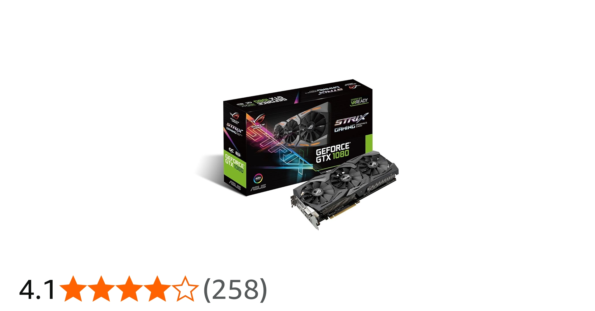 Amazon | ASUS R.O.G. STRIXシリーズ NVIDIA GeForce GTX1080搭載