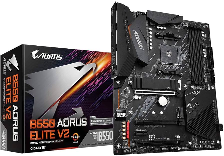 Amazon.com: Gigabyte B550 AORUS Elite V2 Motherboard (AM4/DDR4