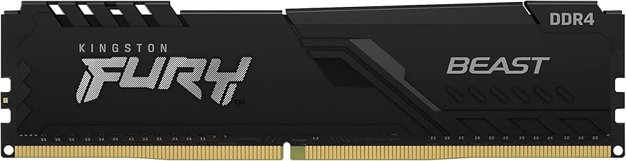 Kingston Fury Beast 16GB 3600MHz DDR4 CL18 Desktop Memory Single