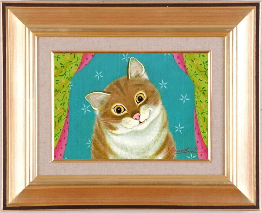 油絵 専用 ニットが大好きな猫 2 油絵 専用 ニットが大好きな猫 2