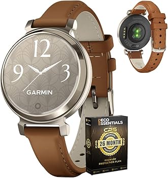 Amazon.com: Garmin 010-02839-02 Lily 2 Classic Cream Gold with Tan
