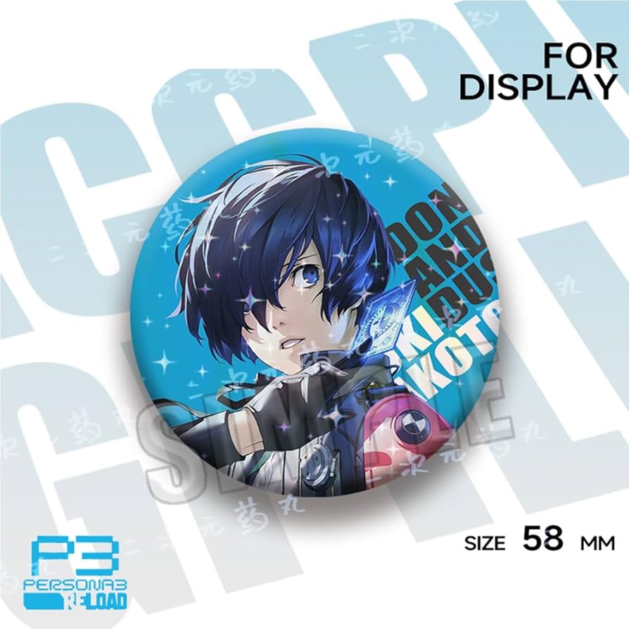 アイギス 劇場版ペルソナ3 マルイ スクエア缶バッジ ペルソナ3