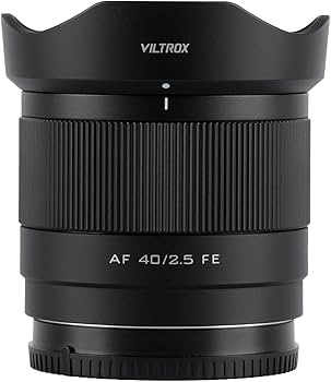Amazon.com: VILTROX 40 公釐F2.5 FE,40 公釐f/2.5 E-Mount 全片幅AF