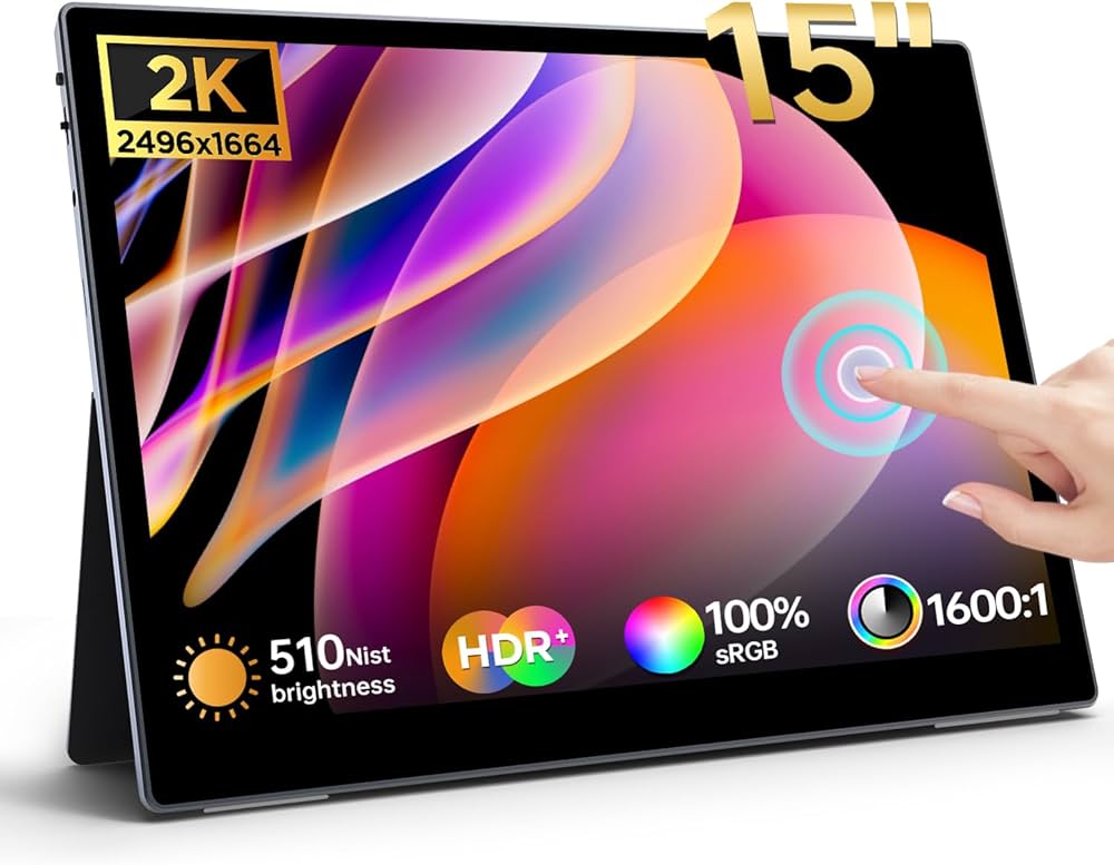 Amazon.co.jp: HAILESI モバイルモニター 15インチ 2496*1664 3:2画面