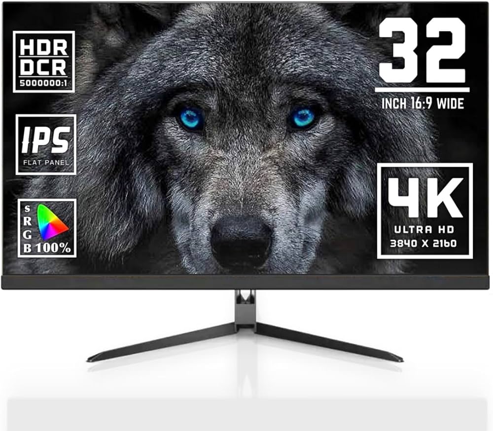 Amazon.co.jp: 4K モニター 32インチ IPS ディスプレイ スピーカー内蔵