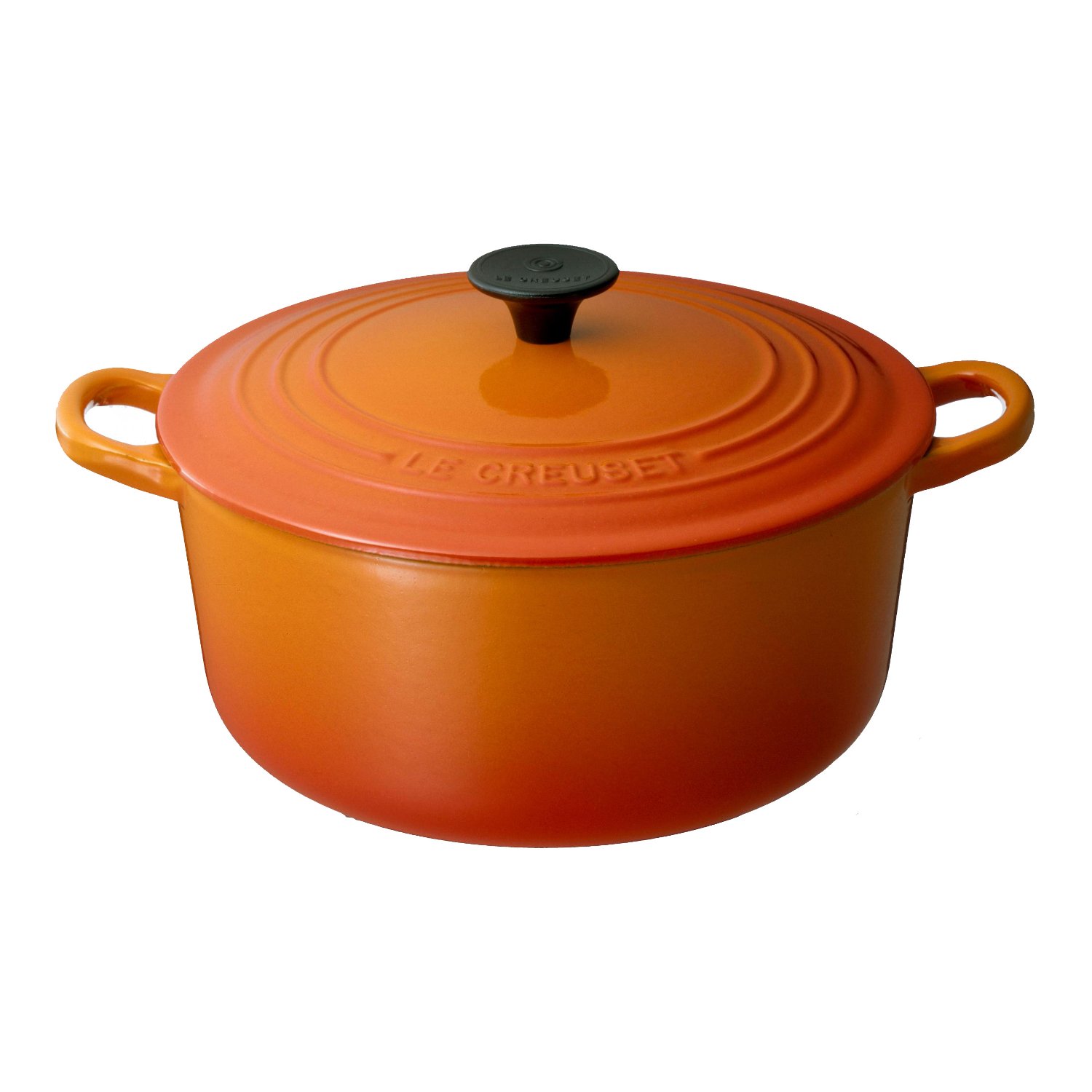 ル・クルーゼ LE CREUSET 鍋 ココット・ロンド 20 cm オレンジ Amazon