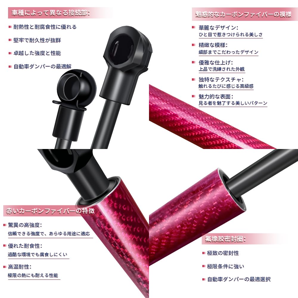 テクニカスポーツ VISION ボンネットダンパー マツダ ロードスターNB8C