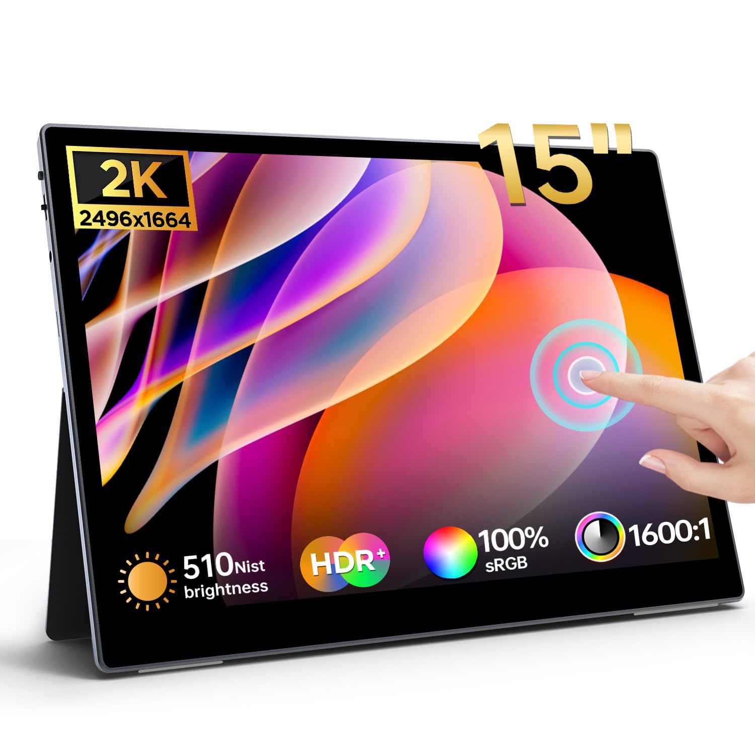 Amazon.co.jp: HAILESI モバイルモニター 15インチ 2496*1664 3:2画面