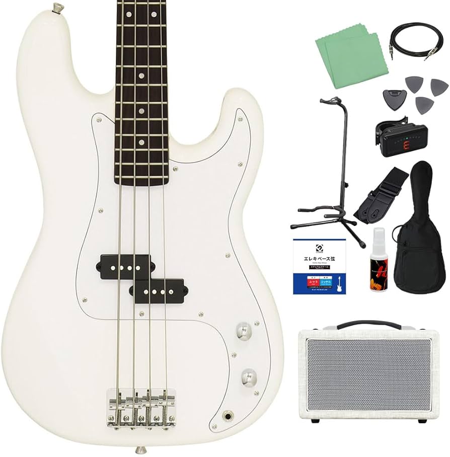 Amazon | LEGEND LPB-Z WH エレキベース初心者12点セット 【島村楽器で