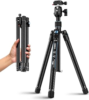 Amazon | SIRUIカーボンファイバー三脚、B-00Kパノラマ雲台付き、59.8