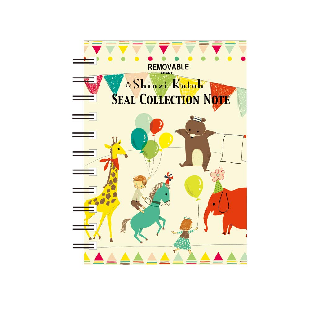 Amazon | シール堂 ノート シール帳 Shinzi Katoh circus ks-sb-10013
