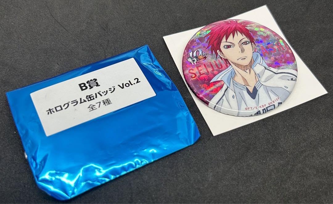 黒子のバスケ ホログラム缶バッジ 赤司征十郎 赤司征十郎 ホログラム