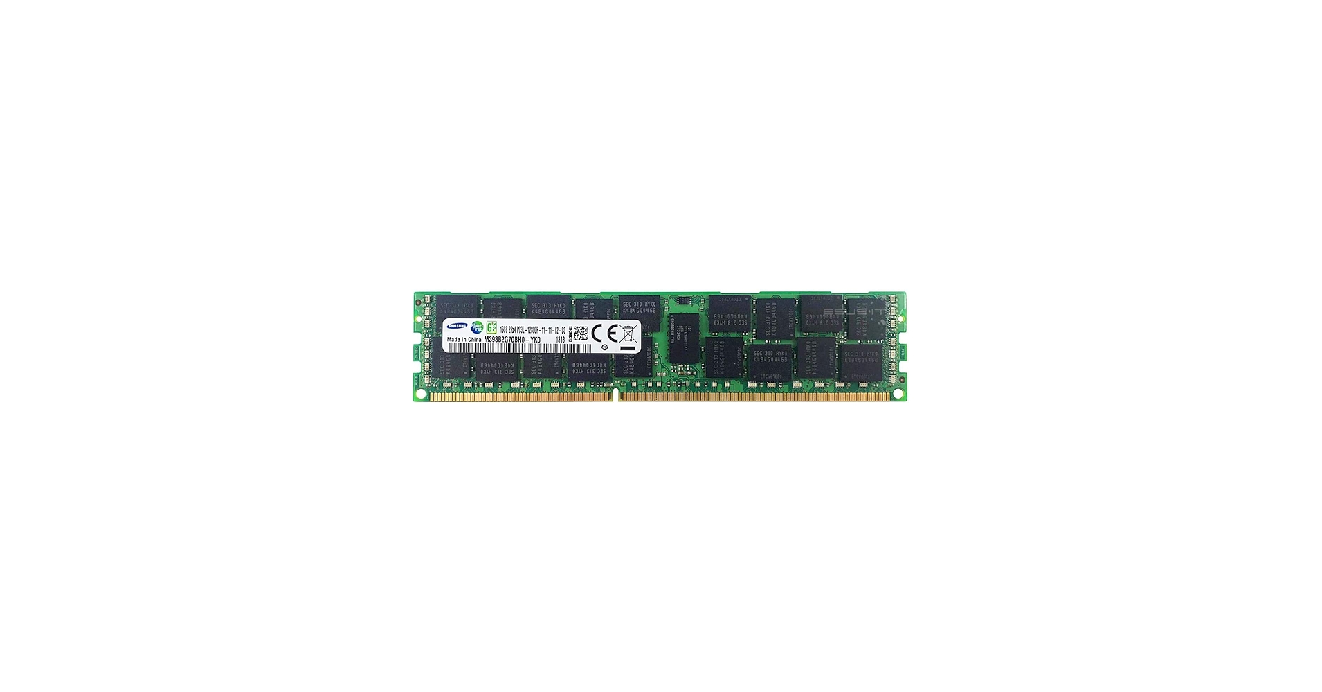 Samsung 16Gb 2Rx4 Pc3L-12800R Ddr3-1600Mhz Ecc Registered Sdram at