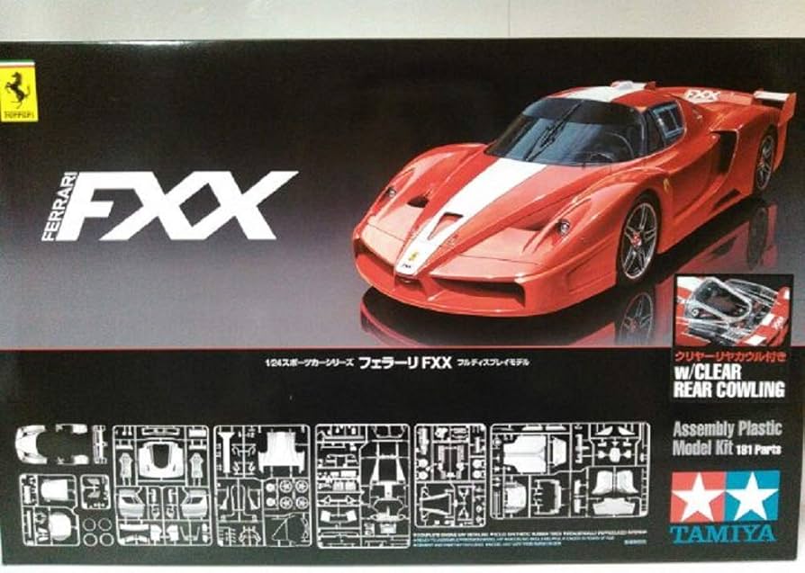 Amazon | タミヤ 1/24 フェラーリFXX クリヤーリヤカウル付き
