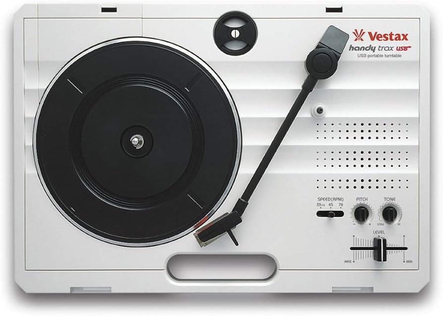 Amazon | Vestax ポータブルターンテーブル handytrax USB WHITE