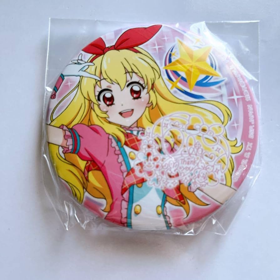 アイカツ！ 星宮いちご 缶バッジ 75mm 再販】星宮いちご スタッフ