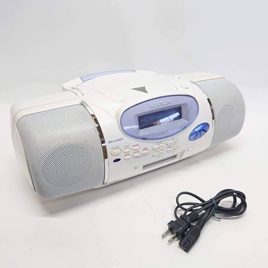 Amazon | SHARP シャープ MD-F220-W ホワイト MD Studio MD/CDシステム