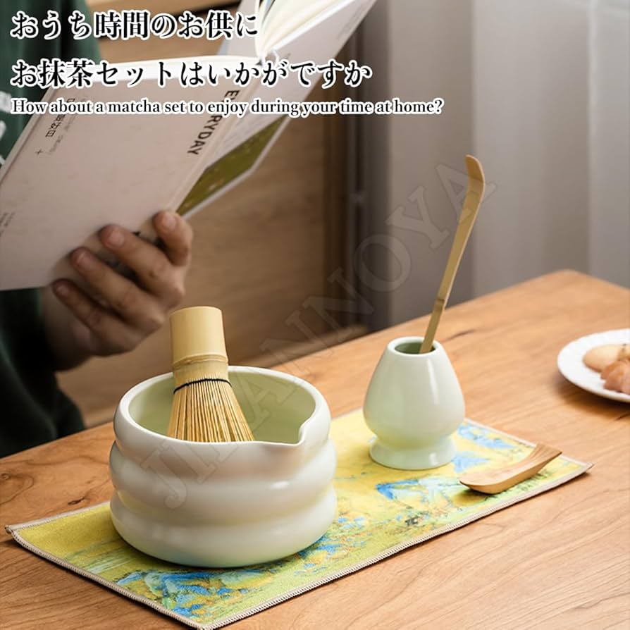 Amazon｜JIKANNOYA 抹茶 セット 抹茶セット 茶道具 初心者 7点セット