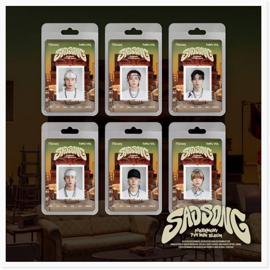 Amazon.com: P1Harmony SAD SONG 7th Mini Album (PLVE Version