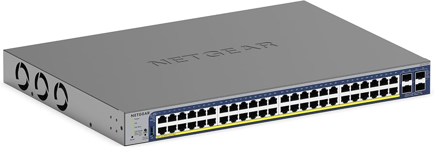 Amazon.com: NETGEAR 52-Port PoE Gigabit Ethernet Smart Switch