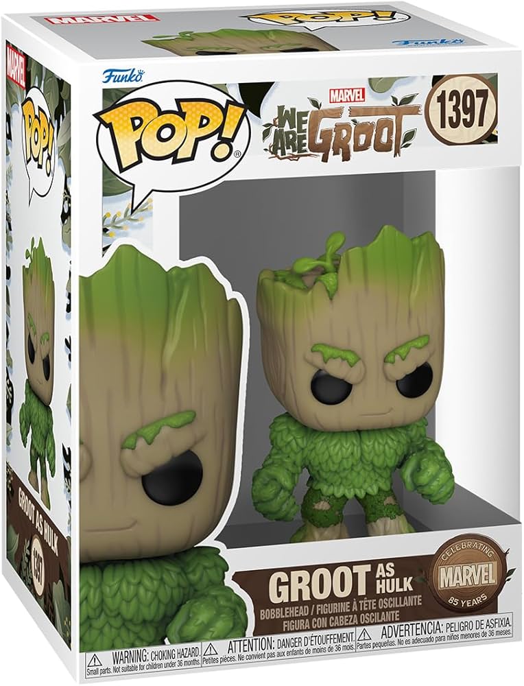 Amazon.com: Funko POP! Marvel: We are Groot - Hulk - Groot Shorts