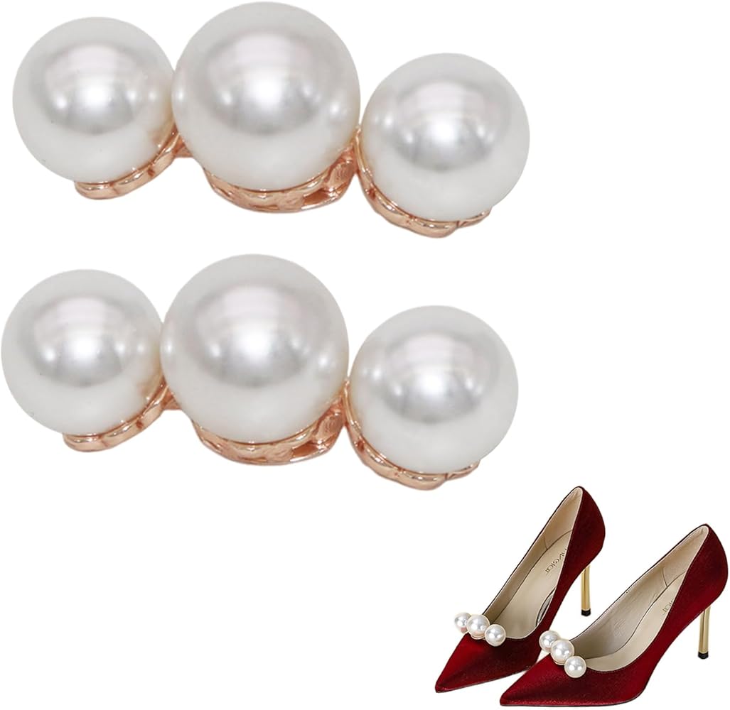 Amazon.co.jp: [ZHEJIA] シューズ クリップ シューズクリップ 靴飾り 2