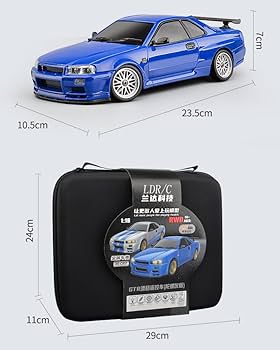 Amazon.co.jp: LDR/C 1/18ドリフトカー GTR R34ラジコンカー ドリフト