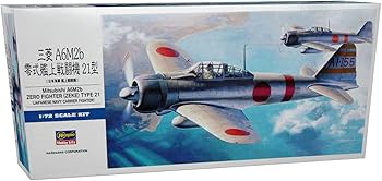 Amazon | ハセガワ 1/72 日本海軍 三菱 A6M2 零式艦上戦闘機 21型