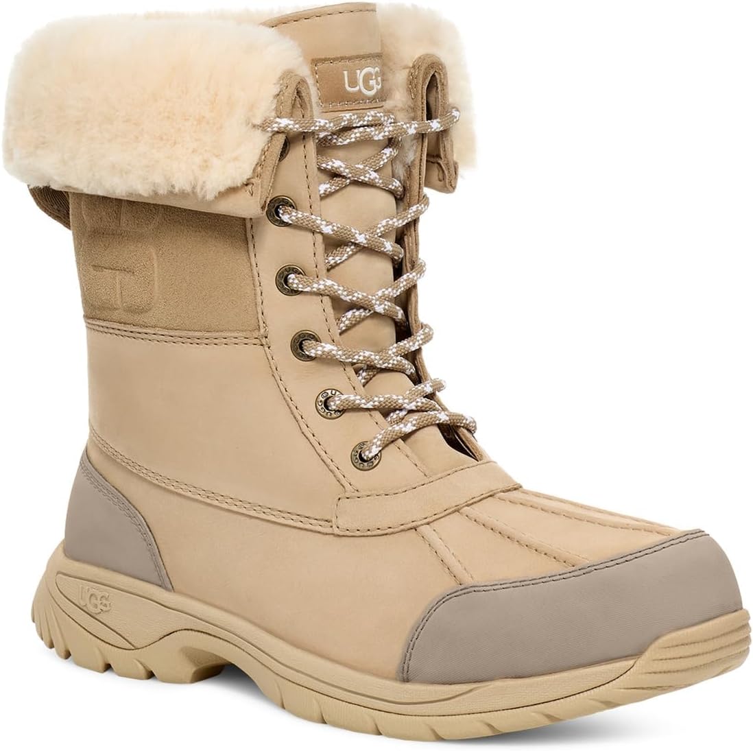 Amazon | UGGメンズビュートロゴブーツ、バーントシダー、7, バーント