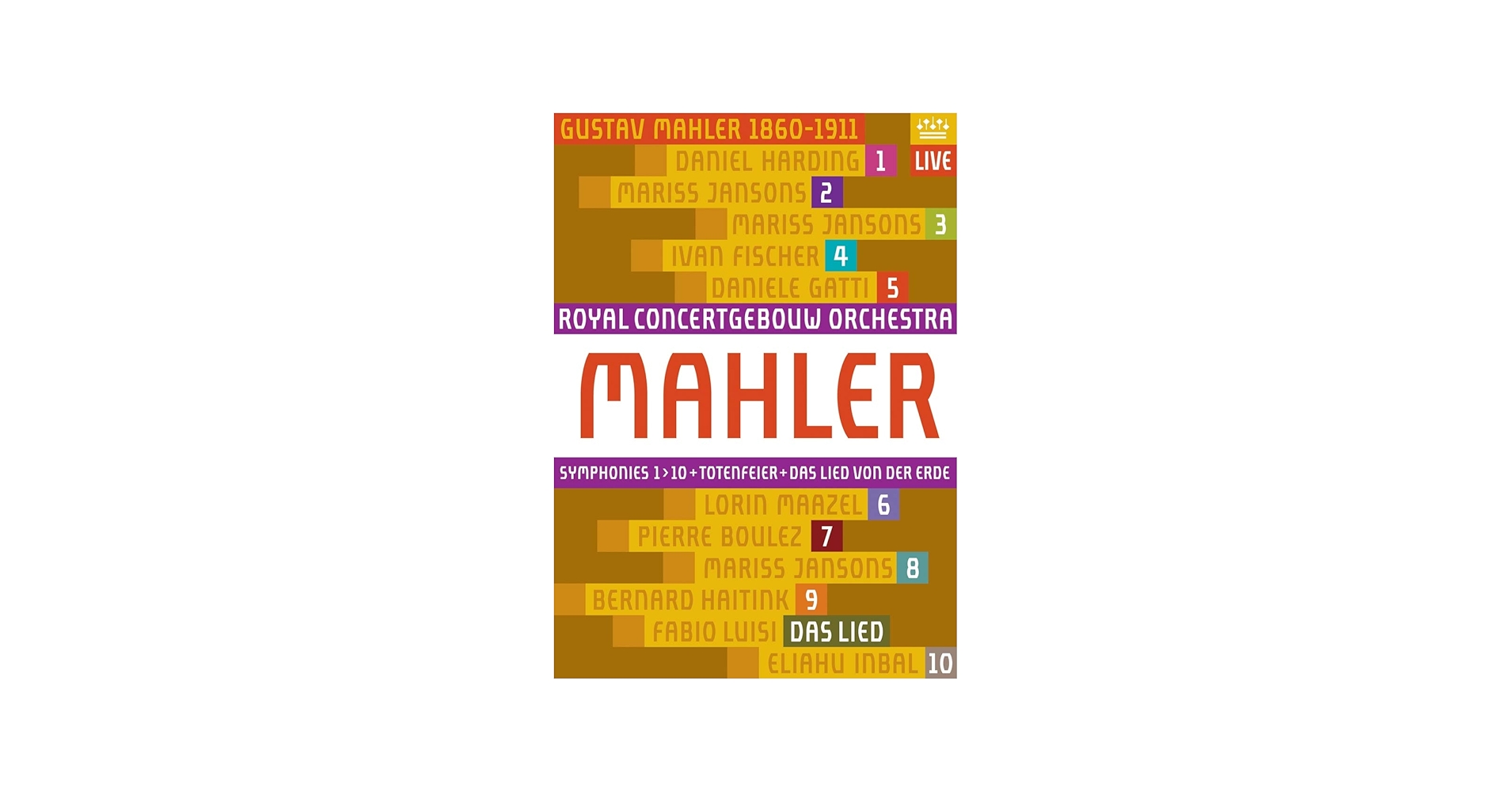 Amazon.com: Symphonies 1-10 / Das Lied Von Der Erde : Royal