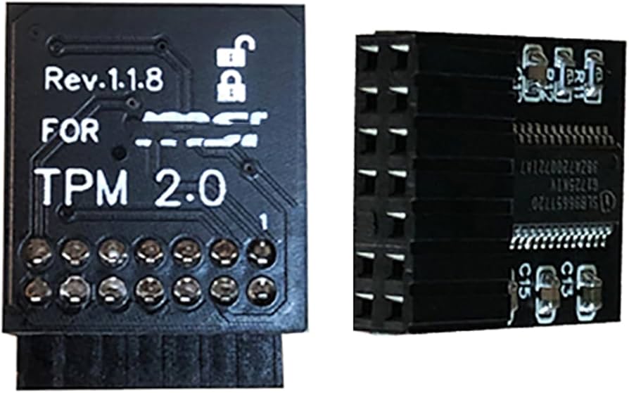 Amazon.com: TPM2.0 Security Module 14Pin -LPC M S I (14-1) Trusted